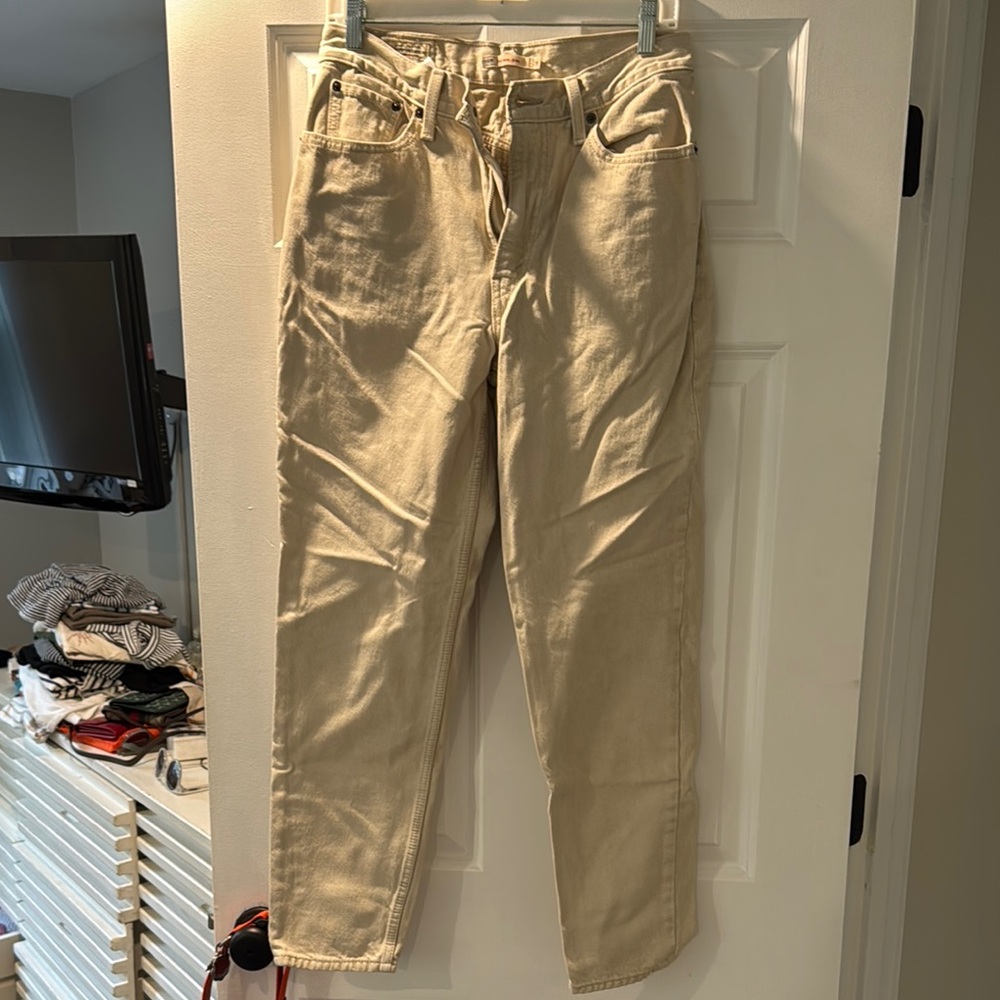 Levi's Tan Straight Leg Jeans Classic Fit